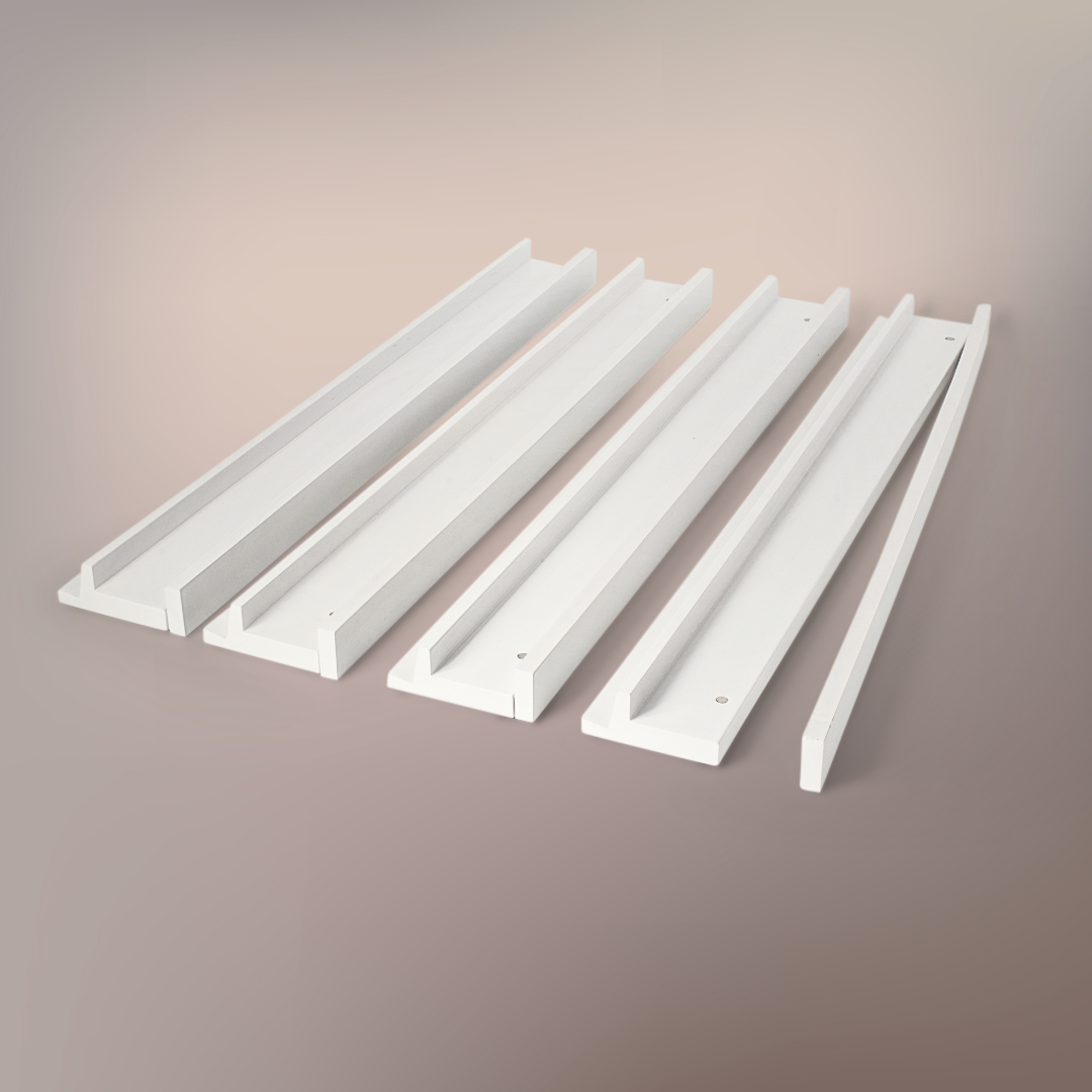 Wooden Rack and Pusher 19" Long - Set of 4