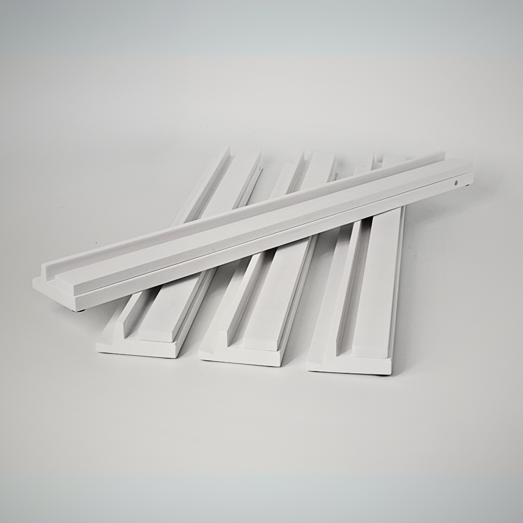 Wooden Rack and Pusher 19" Long - Set of 4