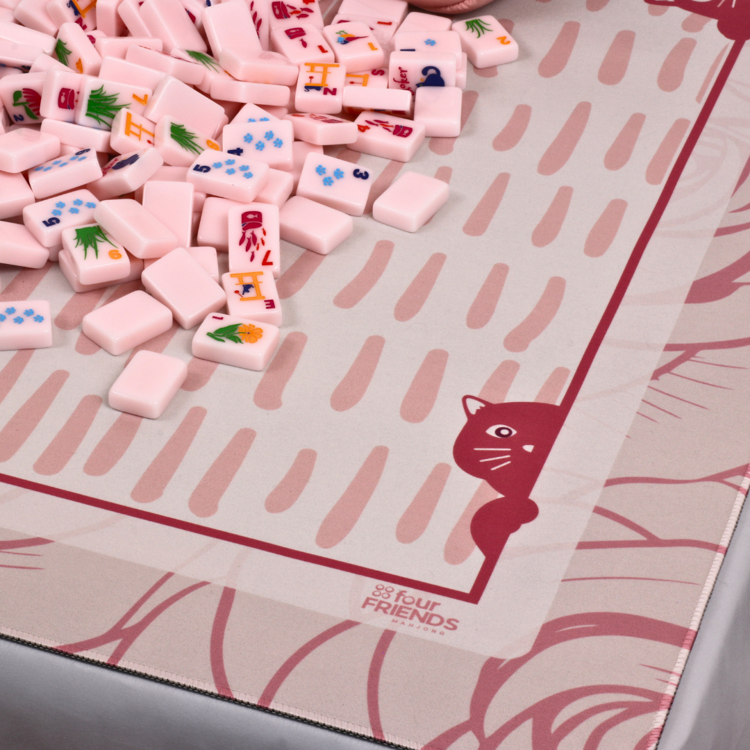 Cat Scratch Mahjong Mat