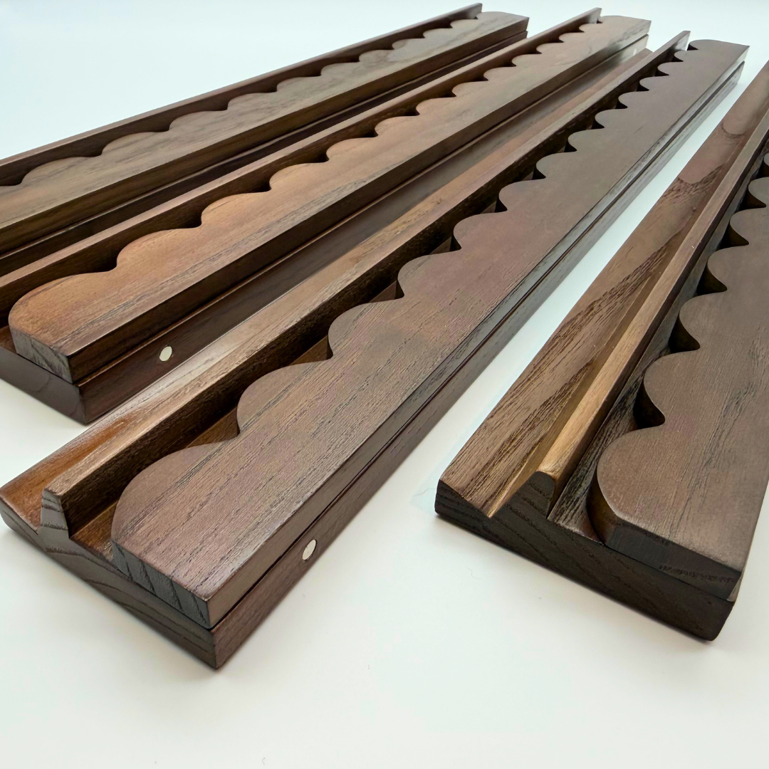 Walnut Racks & Pushers - 20" Long