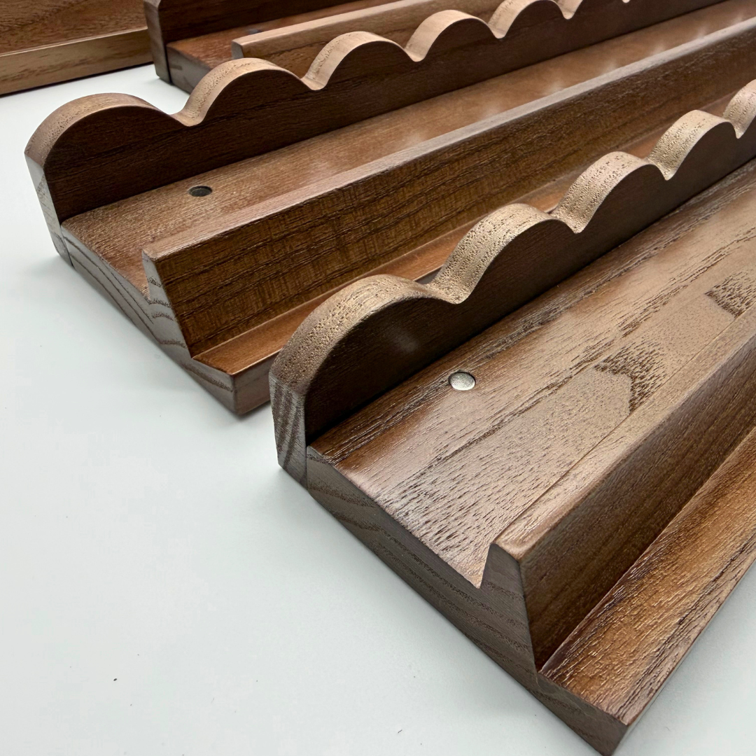 Walnut Racks & Pushers - 20" Long