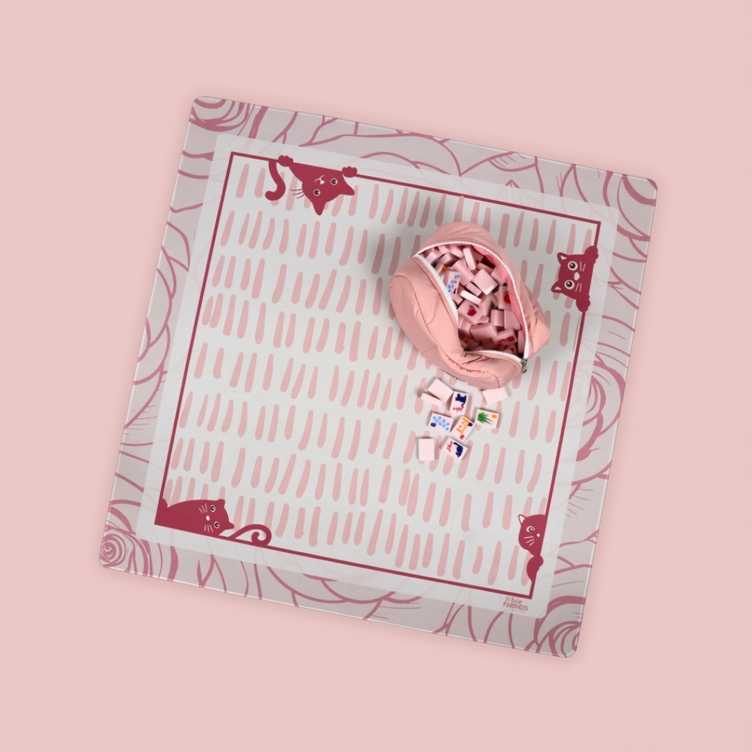 Cat Scratch Mahjong Mat