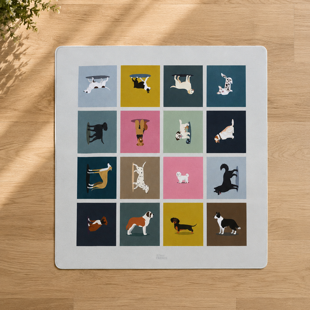 Dog Patch Mahjong Mat