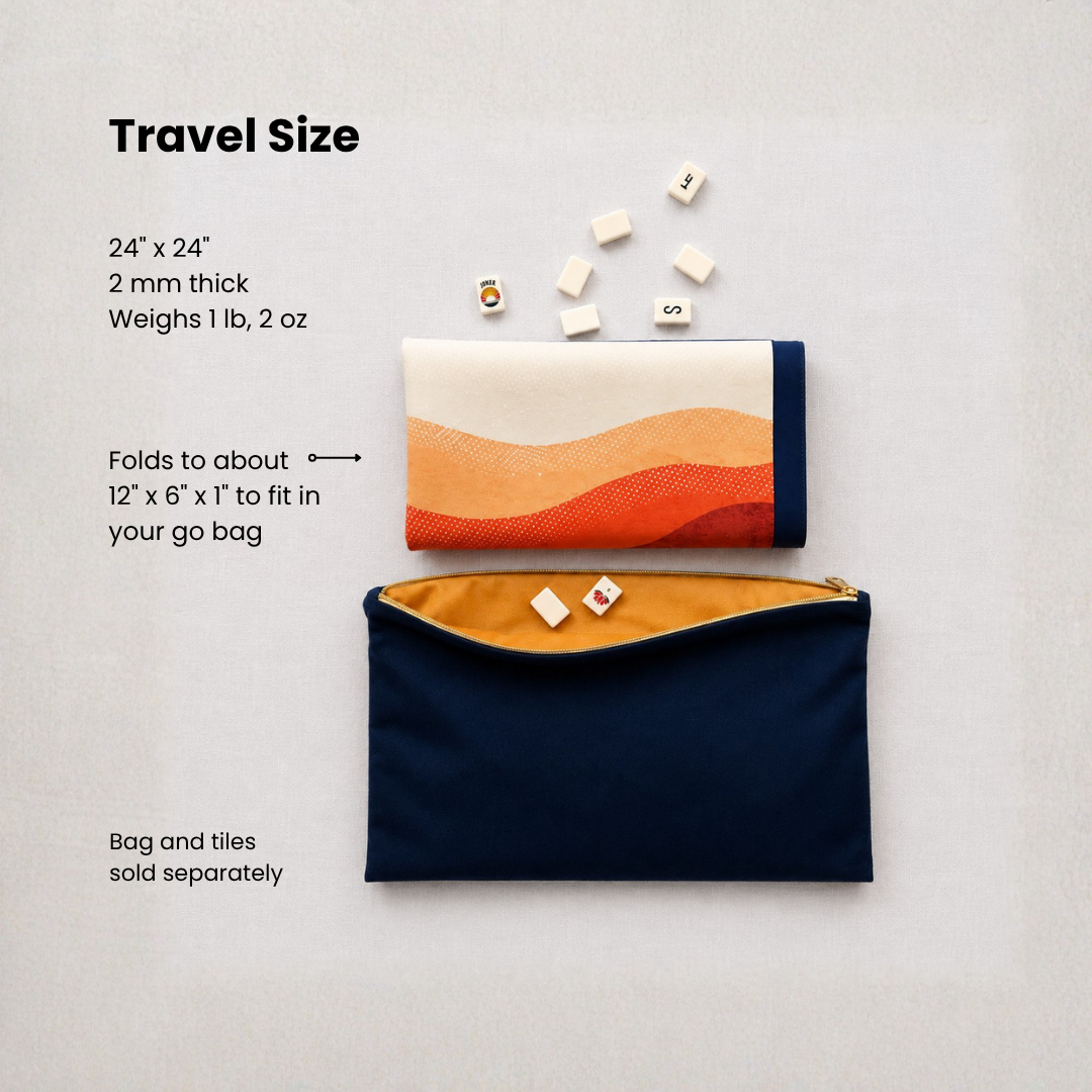 Travel Strata Mahjong Mat