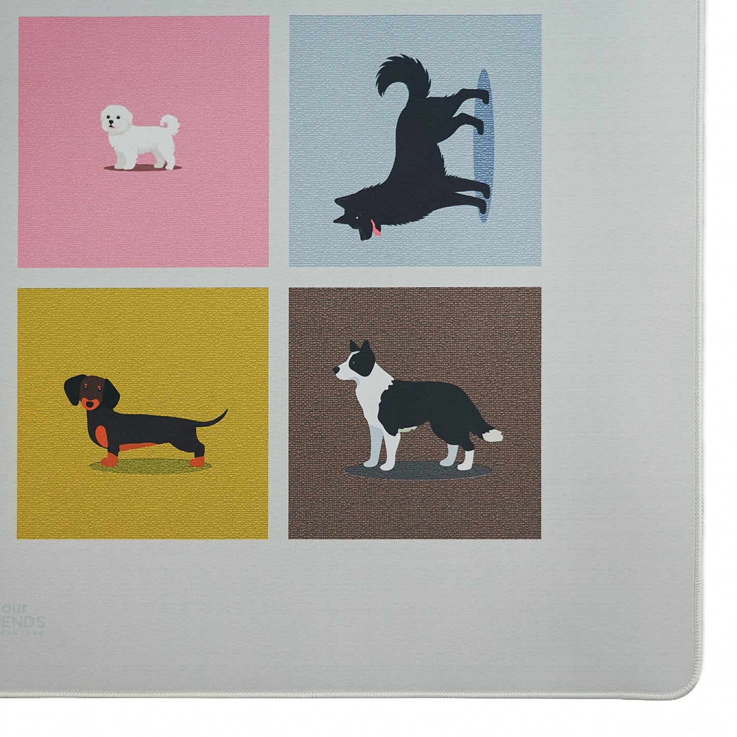 Dog Patch Mahjong Mat